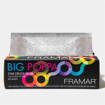 Framar Big Poppa Hair Foil  250 Foil Sheets – 10x14 Inches