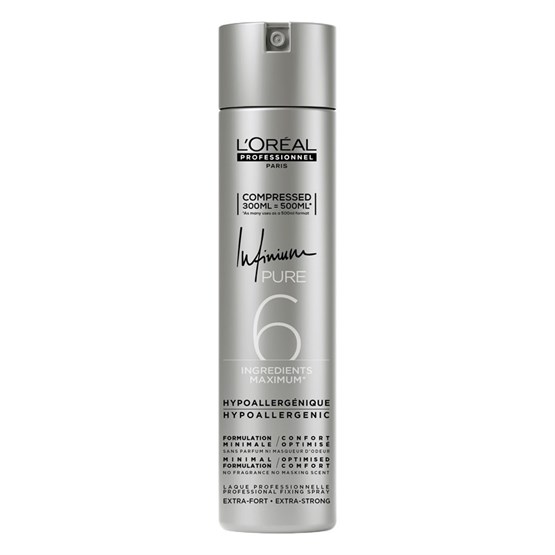 L'Oréal Professionnel Infinium Pure Hairspray 500ml - Extra Strong/Ultimate