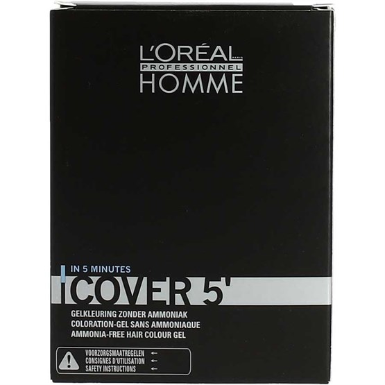 L'Oréal Professionnel HOMME Cover 5 (3x 50ml) No7 - Medium Blonde
