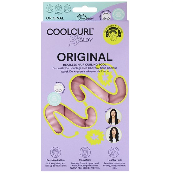 GLOV COOLCURL™ Heatless Hair Curler - Pink