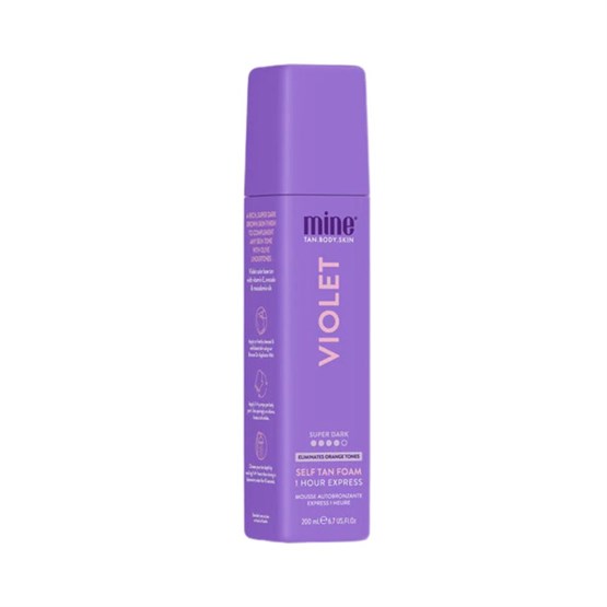 MineTan Self Tan Foam 200ml - Violet (Colour)