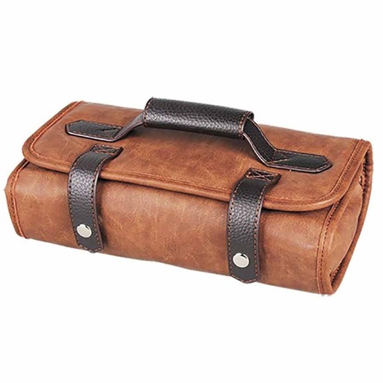 Head Jog Barber Tool Roll - Brown