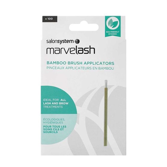 Salon System Marvelash Bamboo Brush Applicators 100pk