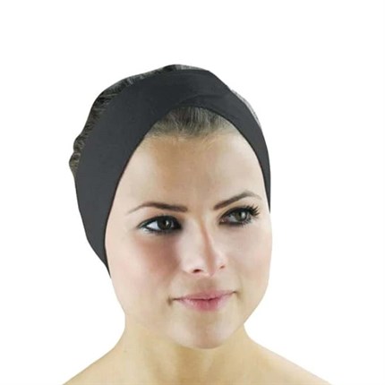 Hive Of Beauty Velcro Towelling Headband - Black