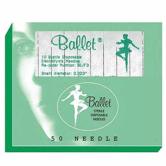 HOF Ballet Needle Stainless Steel - F3 Pk50