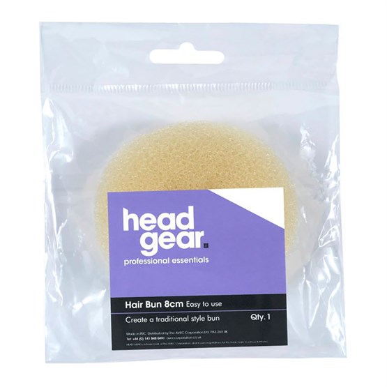 Head Gear Hair Bun Ring - 8cm Blonde
