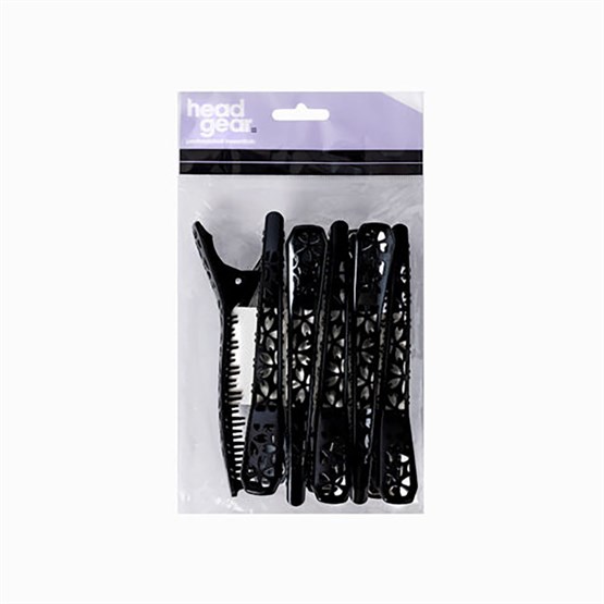 Head Gear Sectioning Grip Clips 6pk