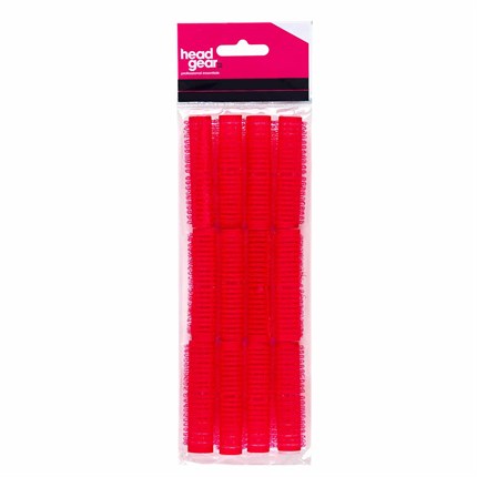 Head-Gear Velcro Rollers - Red Pk12 (13mm)