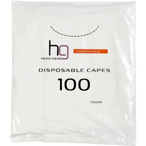 Head-Gear Disposable Shoulder Capes Pk100 - Black