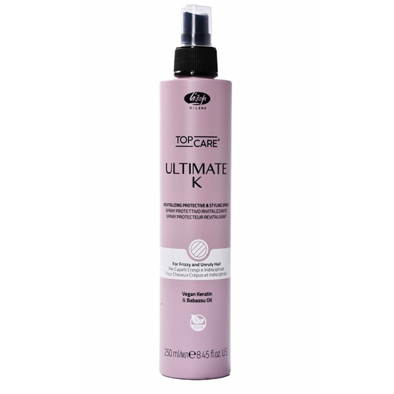 Lisap Ultimate K Straight Fluid Revitalising Protective & Styling Spray 250ml
