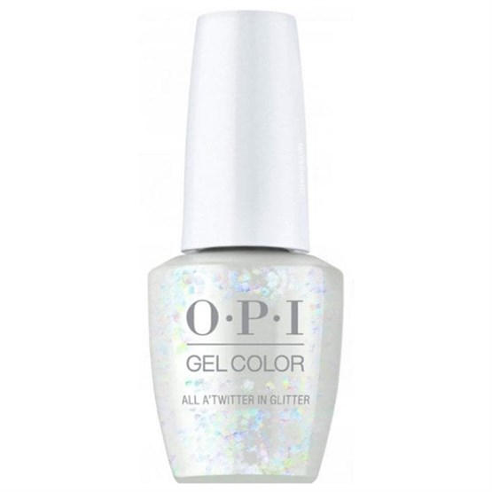 OPI GEL SHINE BRIGHT ALL A'TWITTER IN GLITTER 15ML - Original Formulation