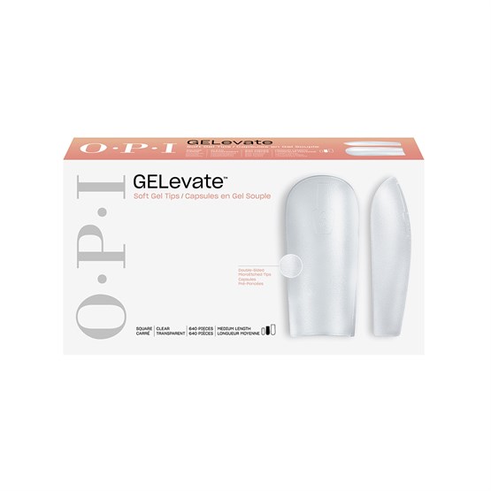 OPI GELevate™ Soft Gel Tips 650pk - Medium Square