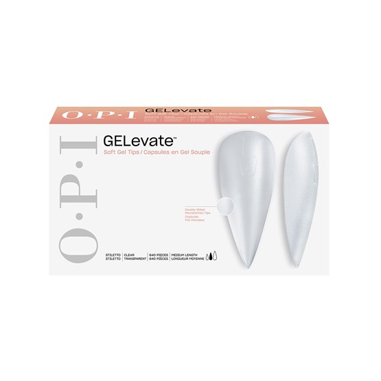 OPI GELevate™ Soft Gel Tips 650pk - Medium Stiletto