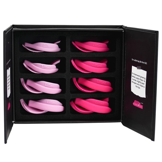 LashBase Lifted. Glueless Hybrid Shields 8pk - Mixed Sizes