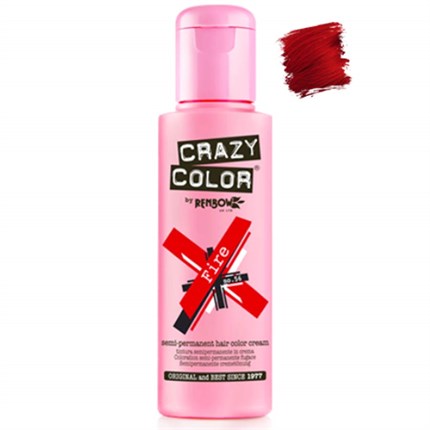 Crazy Color Hair Colour Creme 100ml - Fire Red
