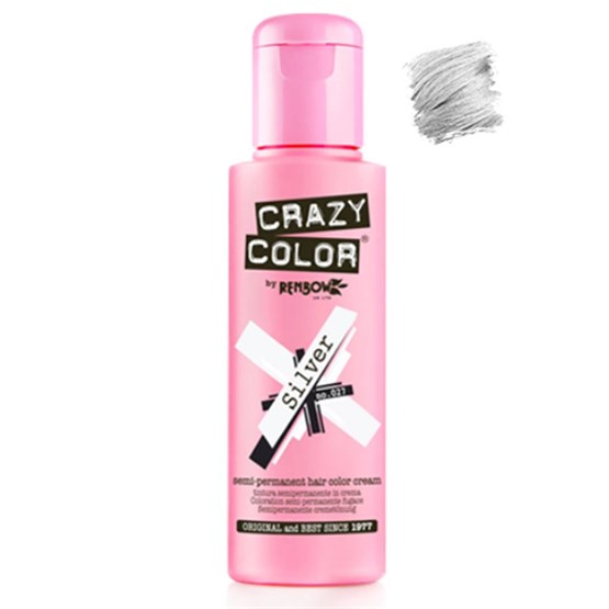 Crazy Color Hair Colour Creme 100ml - Silver