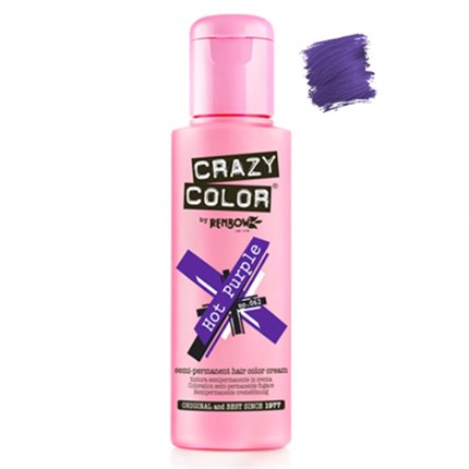 Crazy Color Hair Colour Creme 100ml - Hot Purple