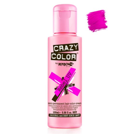 Crazy Color Hair Colour Creme 100ml - Rebel UV