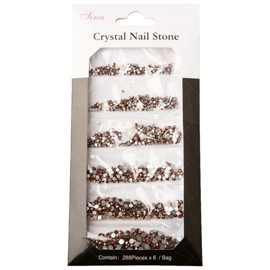 NSI Precious Stones Nail Gems - Smokey Toumaline