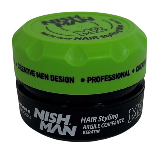 Nishman Hair Styling Matte Clay Keratin wax 150ml - M2