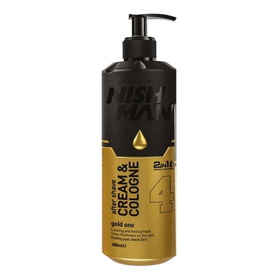 Nishman Aftershave Cream & Cologne 400ml - 4 Gold One