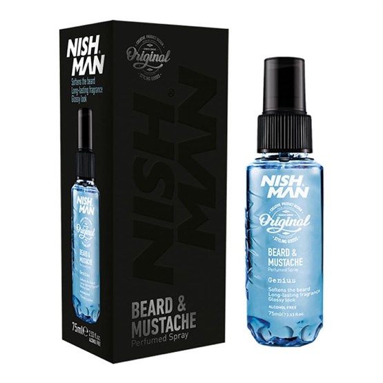 Nishman Genius Beard & Mustache Alcohol Free Perfume 75ml