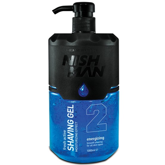 Nishman Shaving Gel Blue 1 Litre - 2