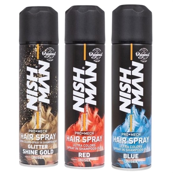 Nishman Temporary Hair Colour Spray 150ml