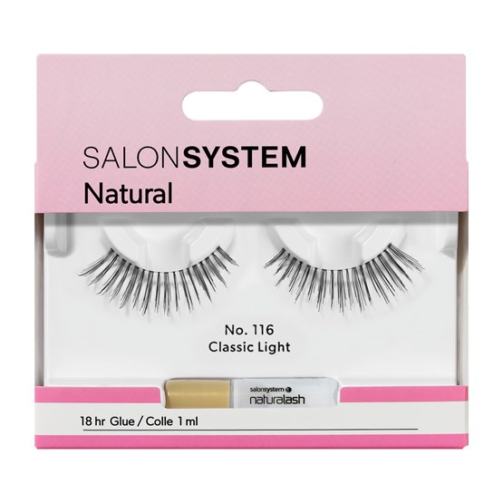 Salon System Naturalash Strip Lashes - 116 Black (Natural)