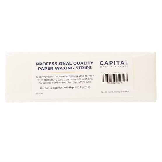 Capital Paper Waxing Strips Pk100