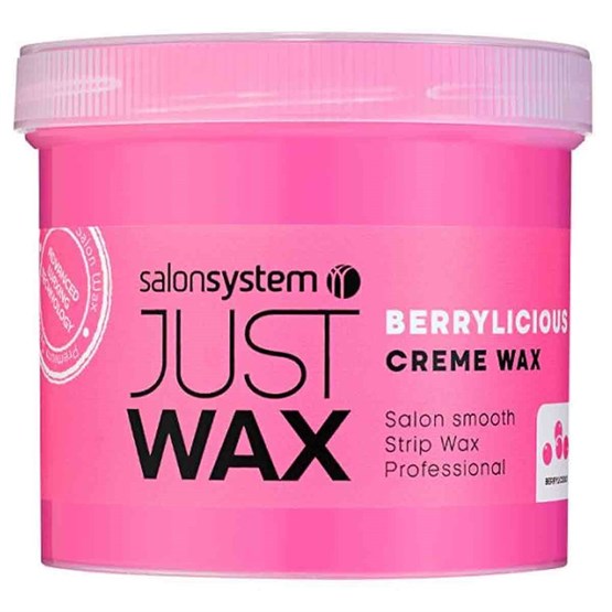 Salon System Just Wax Berrylicious Creme Wax 450g