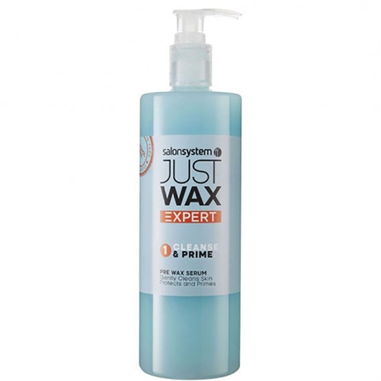 Just Wax Expert Cleanse & Prime Pre Wax Serum 500ml