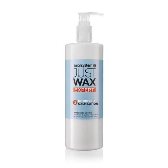 Salon System Just Wax Expert Nourish & Calm Waxing Lotion 500ml