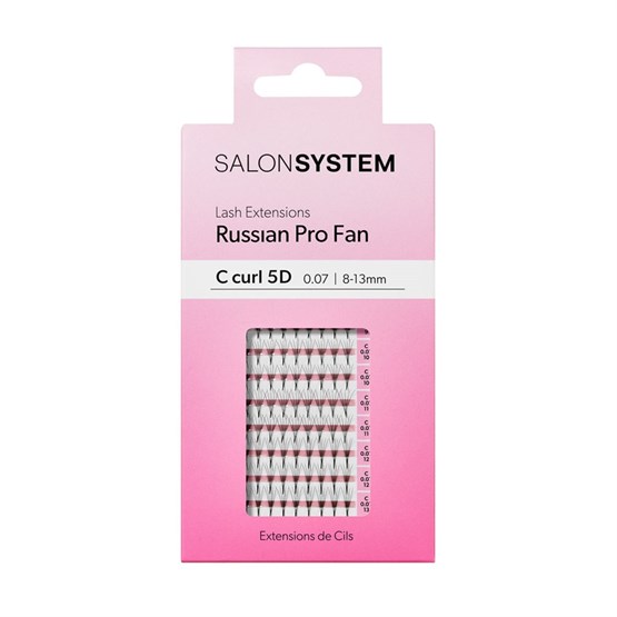 Salon System Russian Pro Fan - C Curl - 5D - 8-13mm