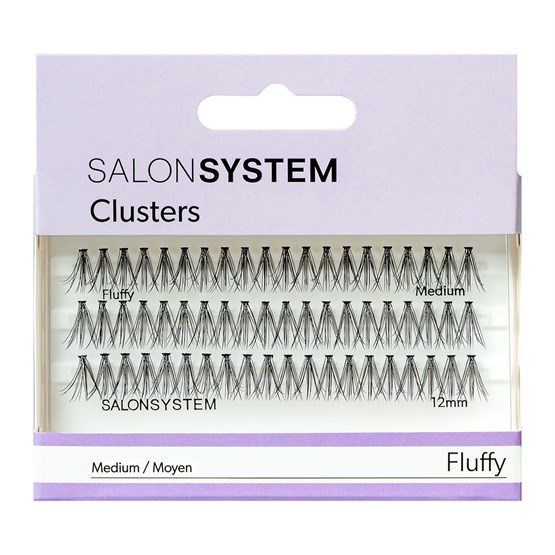 Salon System Cluster Lashes - Fluffy Medium 12mm