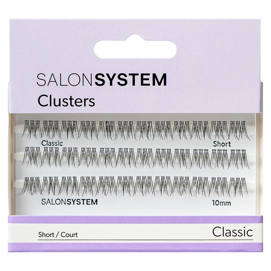 Salon System Cluster Lashes - Classic Short 10mm