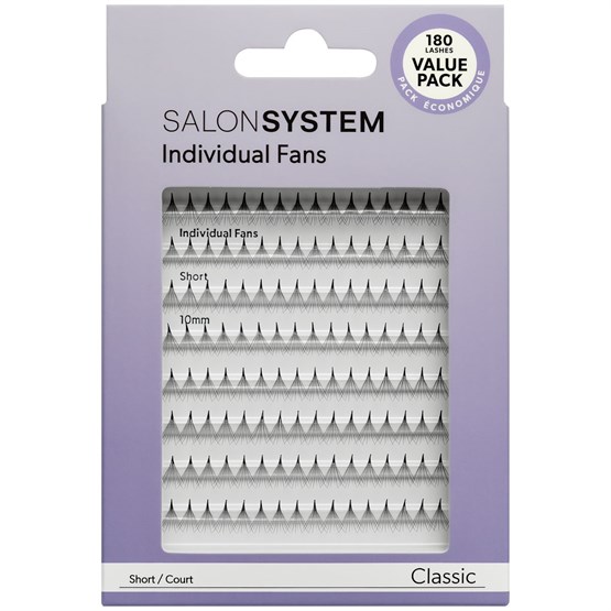 Salon System Individual Fans Value Pack - Short