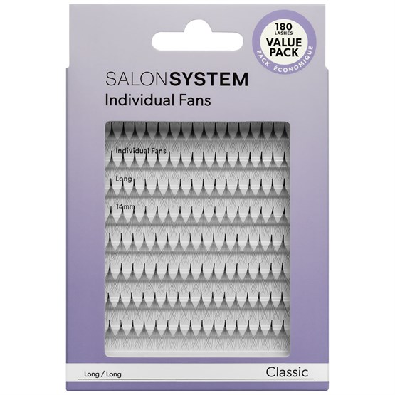 Salon System Individual Fans Value Pack - Long