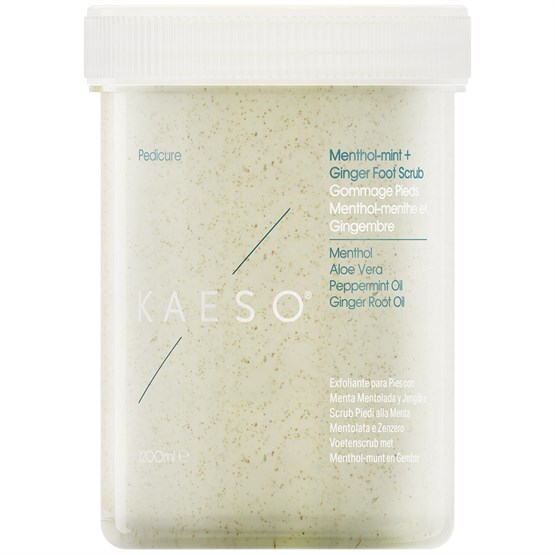Kaeso Pedicure Menthol-Mint + Ginger Foot Scrub 1.2 Litre