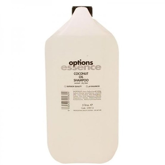 Options Essence Coconut Oil Shampoo 5 Litres