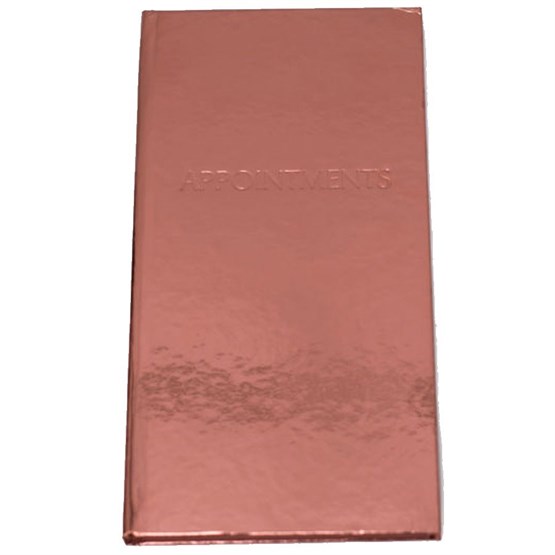 3 Column Appointment Book - Bronze