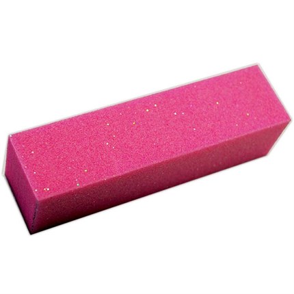 Sinful Pink Sparkle Buffing Block 180 - Single