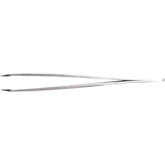 Capital Tweezer Slant Premium - Metallic Silver