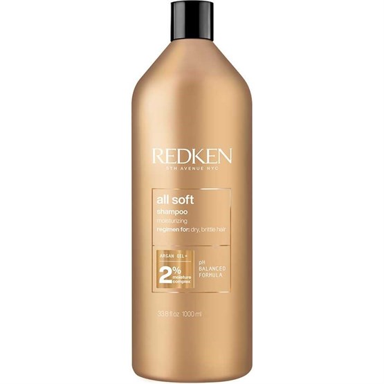 Redken All Soft Argan Oil Shampoo 1000ml