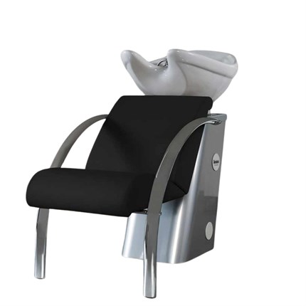 Salon Ambience Dreamwash Washpoint - Chrome Armrests & White Basin