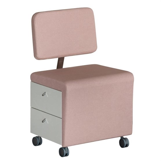 Medical & Beauty Wallie Manicure Trolley -  Backrest