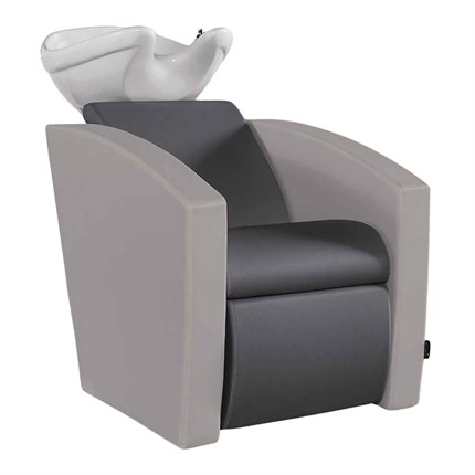 Salon Ambience Mirage Backwash Unit Position 1 - White Basin + Legrest