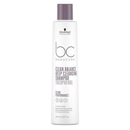 Schwarzkopf BC Clean Balance Deep Cleansing Shampoo - 250ml