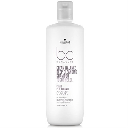 Schwarzkopf BC Clean Balance Deep Cleansing Shampoo - 1000ml
