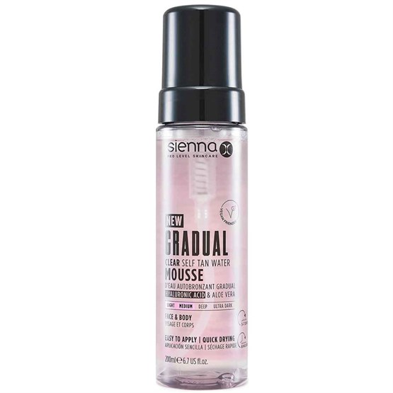 Sienna X Gradual Clear Water Mousse 200ml